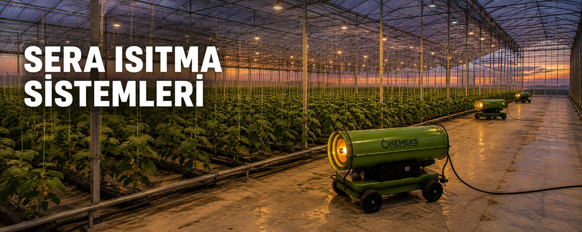 Kapya Biber Serası — sera ısıtma uygulaması