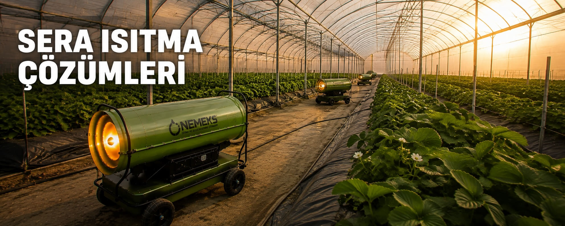 Endüstriyel Üretim Seraları — sera ısıtma uygulaması