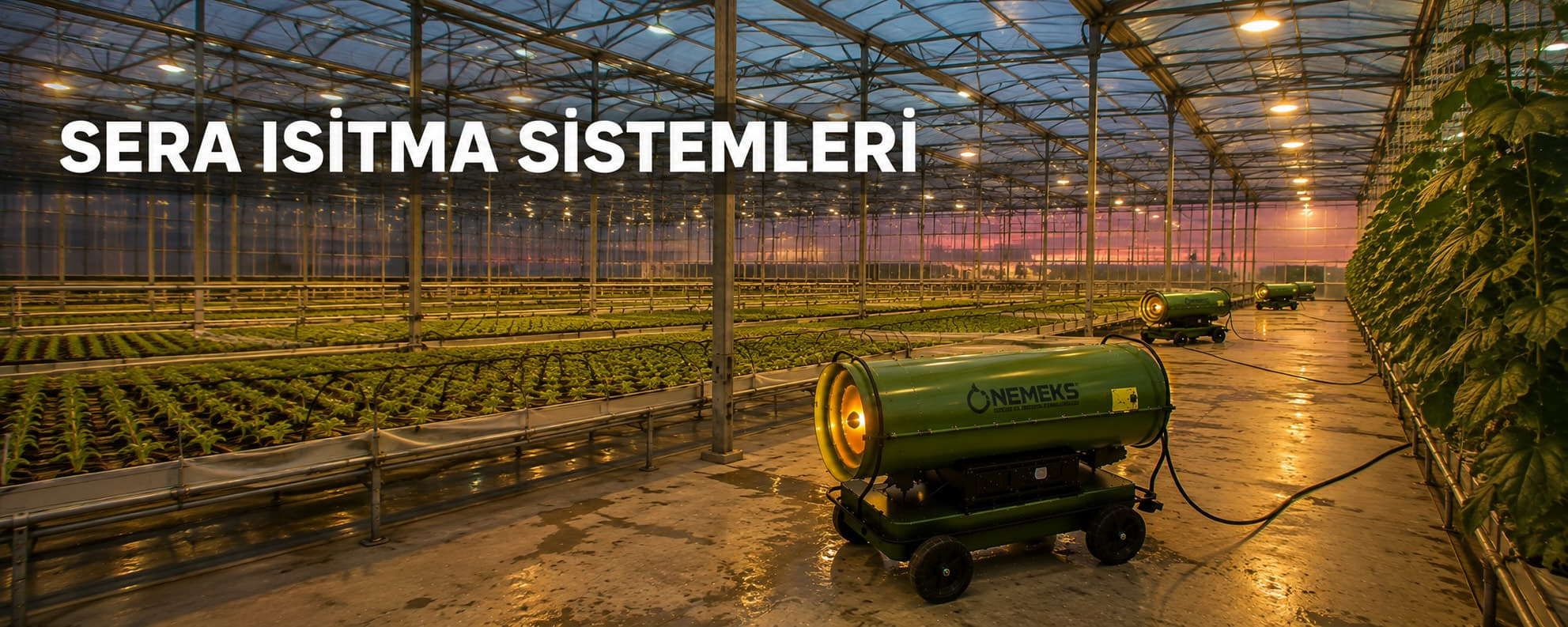 Salkım Domates Serası — sera ısıtma uygulaması